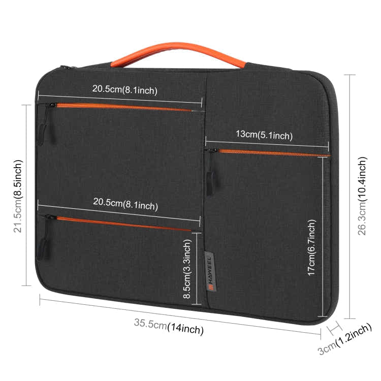 DS BS 14-Inch Laptop Sleeve Case Handbag - Black