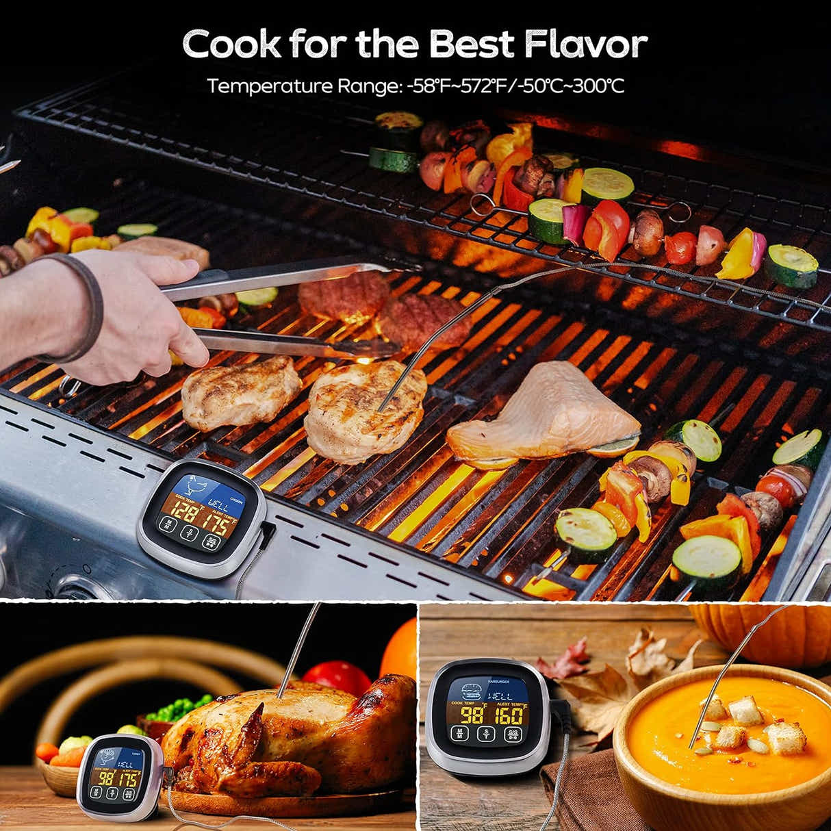 DS BS Touchscreen Meat Thermometer