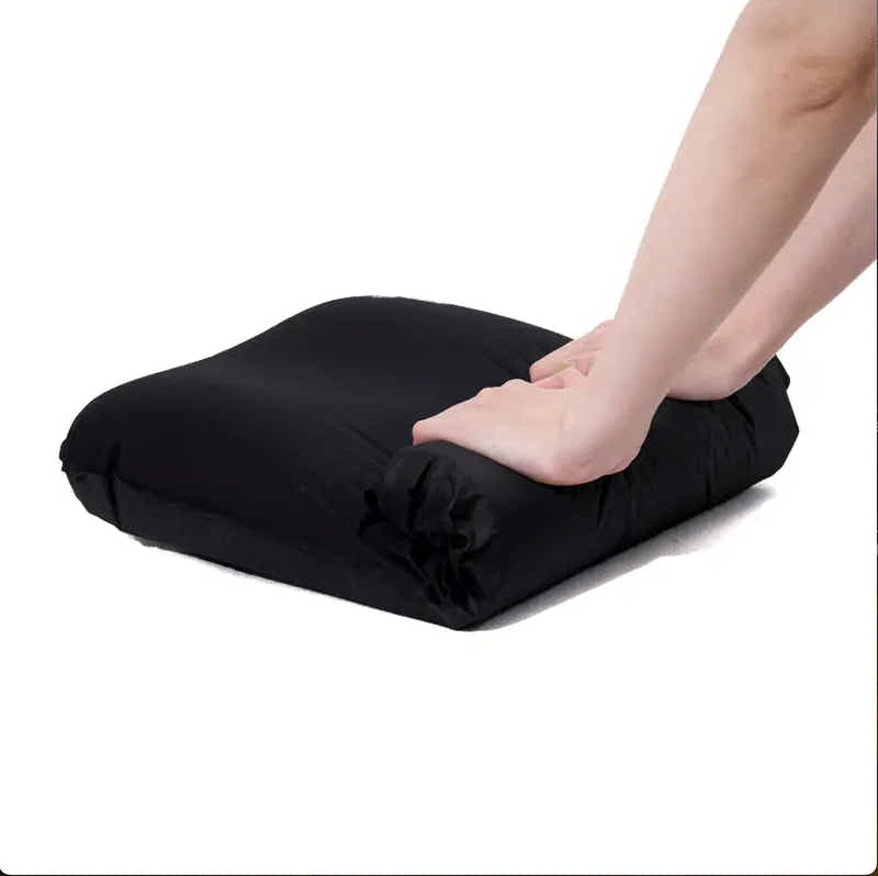 DS BS 3D Camping Inflatable Sponge Neck Pillow