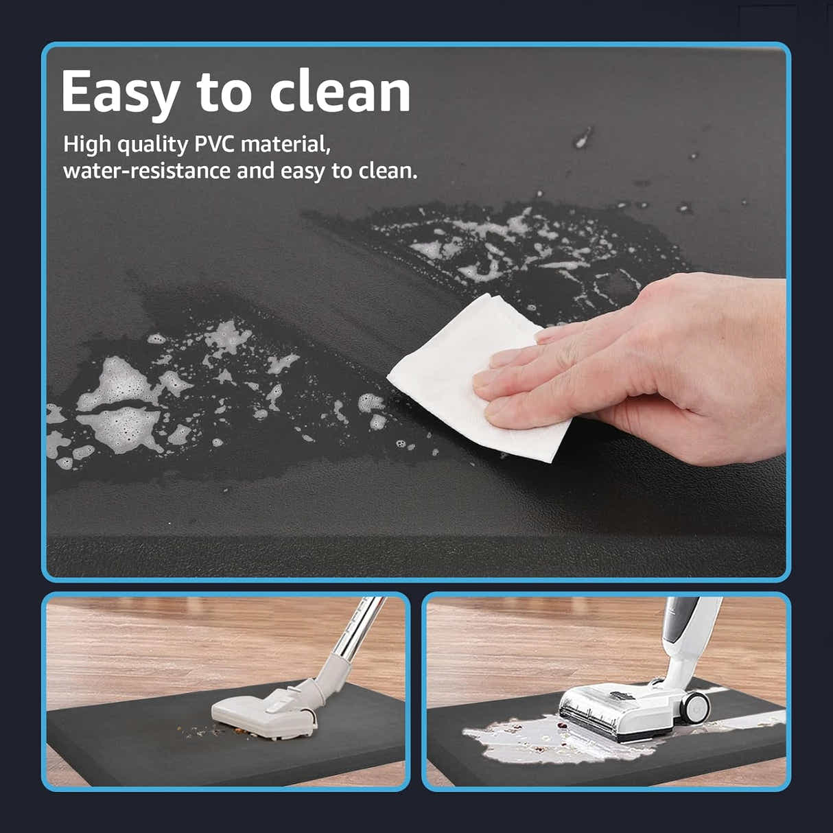 DS BS Anti-Fatigue Floor Mat for Kitchen Office-44×71cm