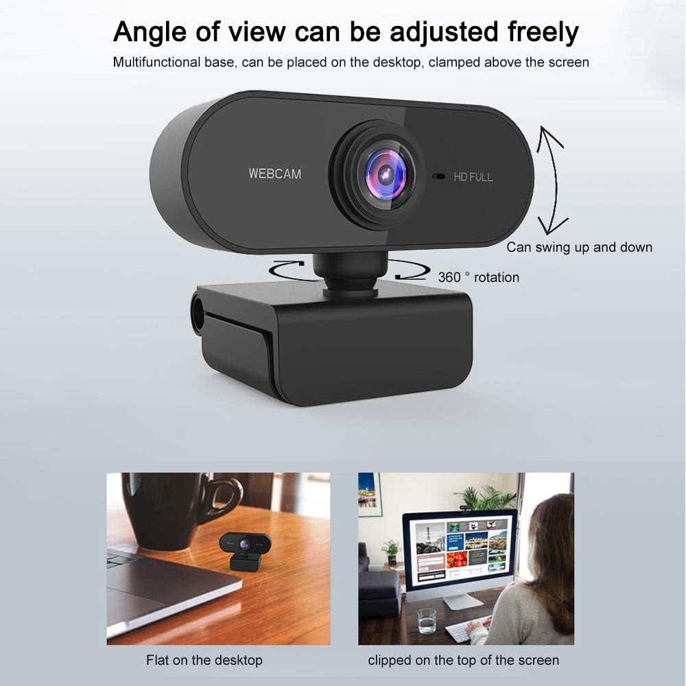 DS BS Webcam for PC with Microphone - 1080P HD