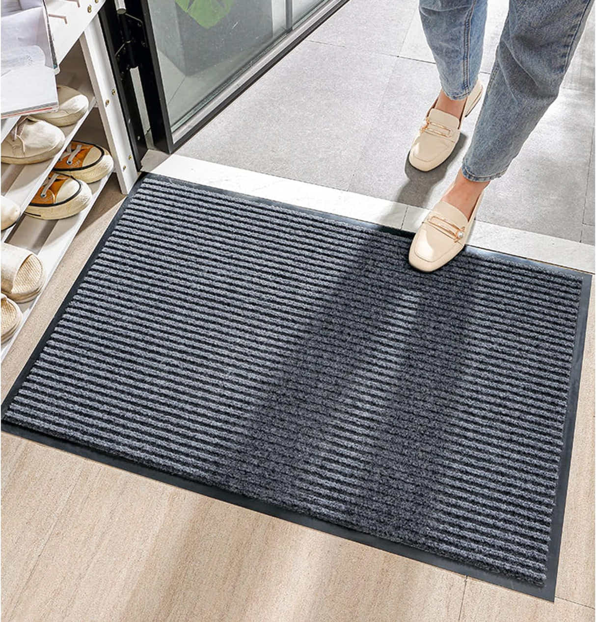 DS BS Non-Slip Durable Indoor/Outdoor Door Mat - 80x120cm
