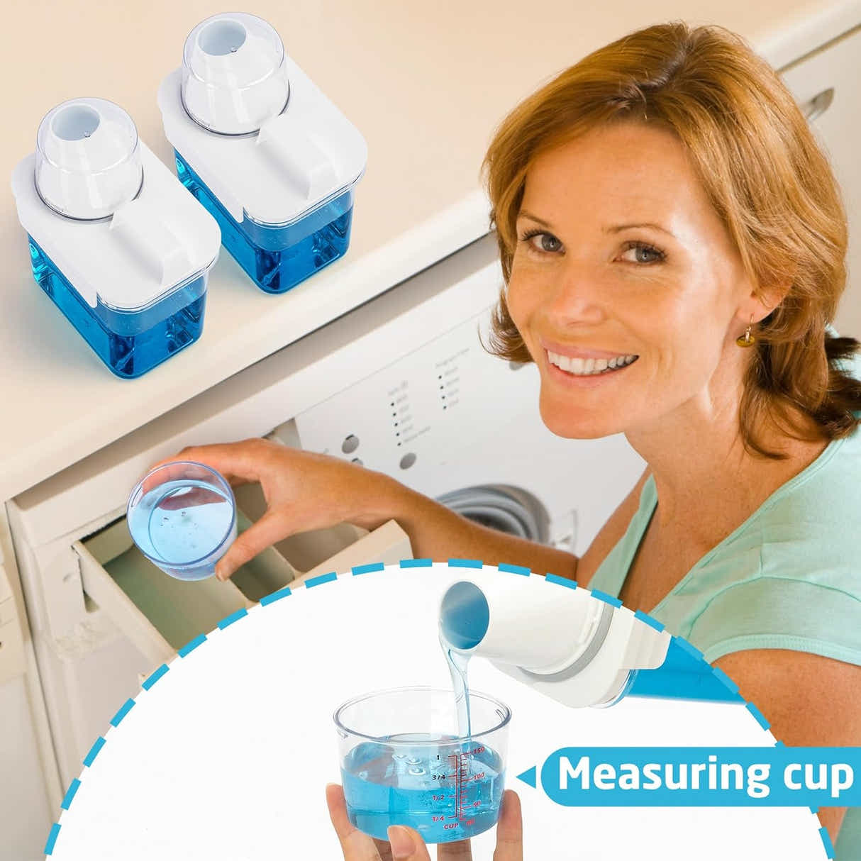 DS BS 2 Pack Liquid Laundry Detergent Dispenser - 1100ML