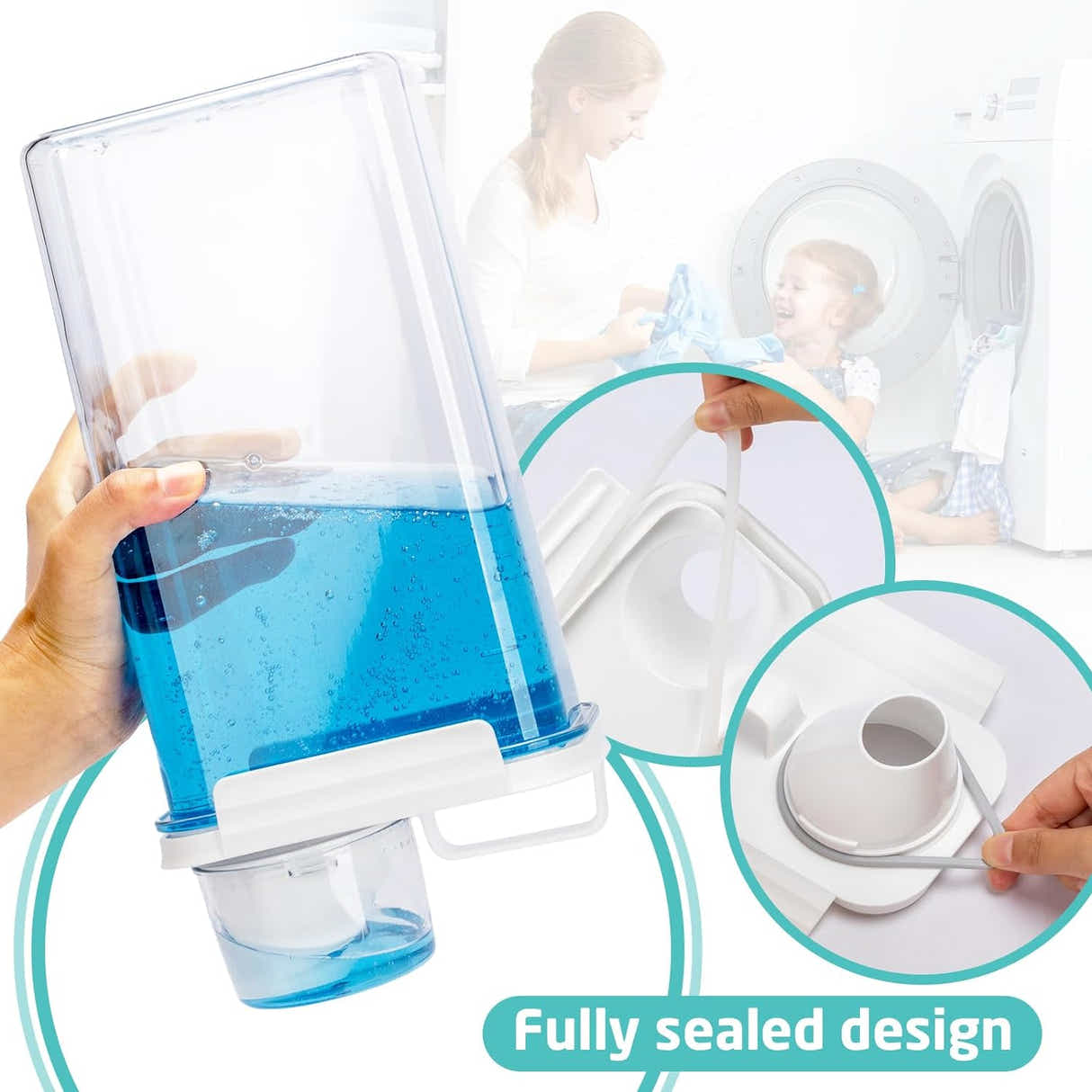 DS BS 2 Pack Liquid Laundry Detergent Dispenser - 1100ML