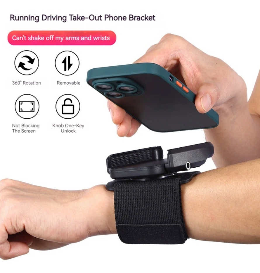 DS BS Wrist and Arm Phone Holder for Running Fitness