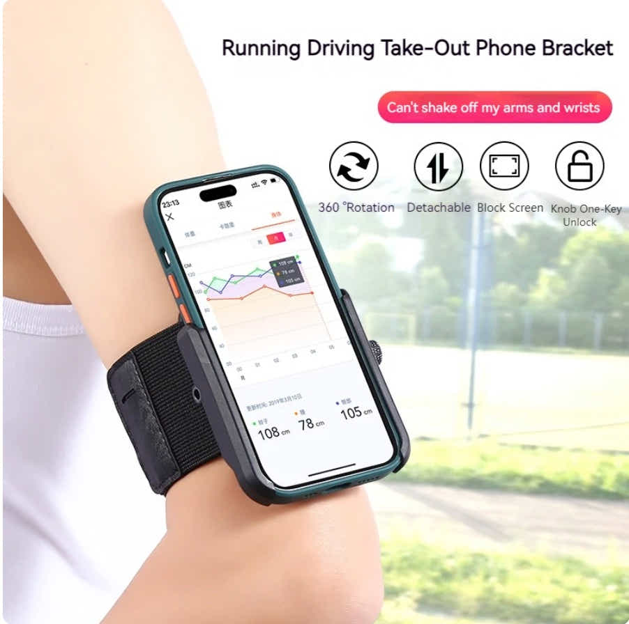 DS BS Wrist and Arm Phone Holder for Running Fitness