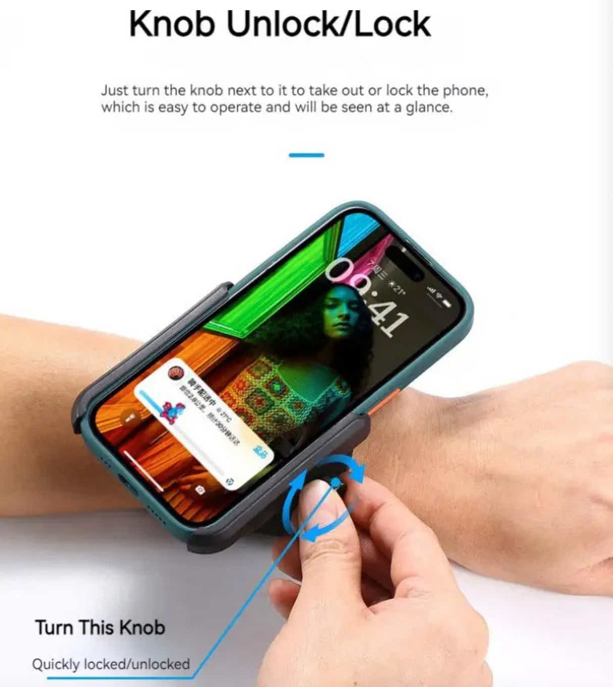 DS BS Wrist and Arm Phone Holder for Running Fitness