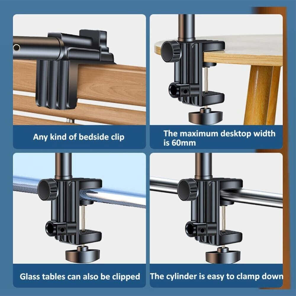 DS BS Lazy Tablet Mount Bracket Rotating Stand for Desk