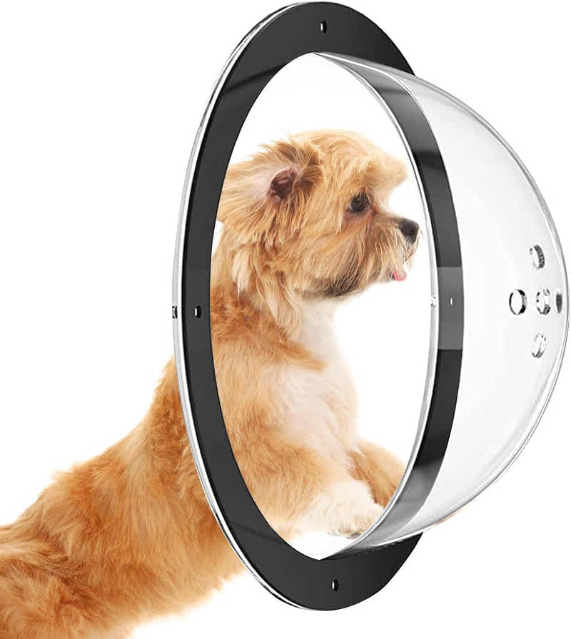 DS BS Acrylic Dome Dog Window for Fence to View Outside