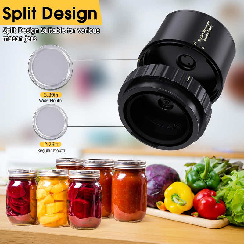 DS BS Automated Mason Jar Vacuum Sealer