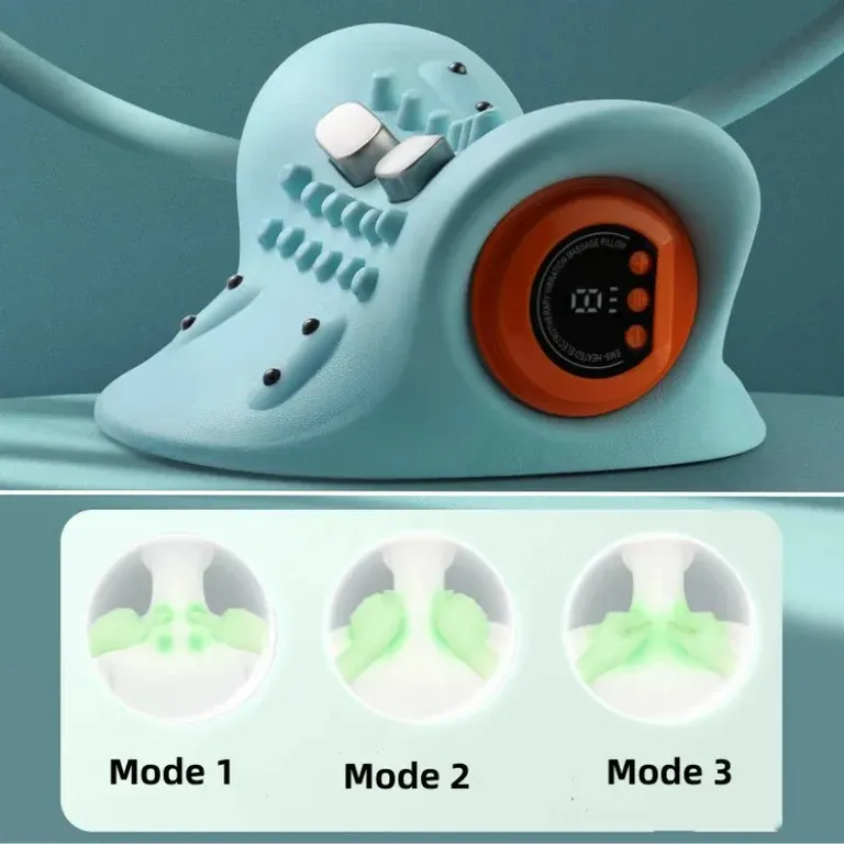 DS BS Neck Massager Pillow with Heating Acupuncture Vibration Massage