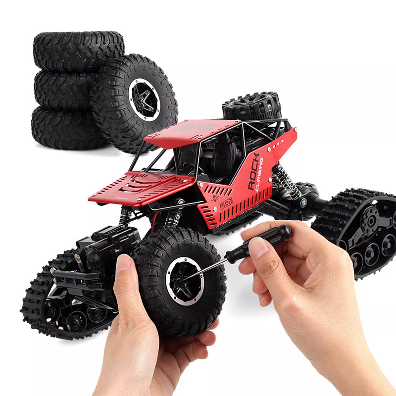 DS BS Four Wheel Drive Off-Road RC Car Rock Crawler Racing Cars-Red