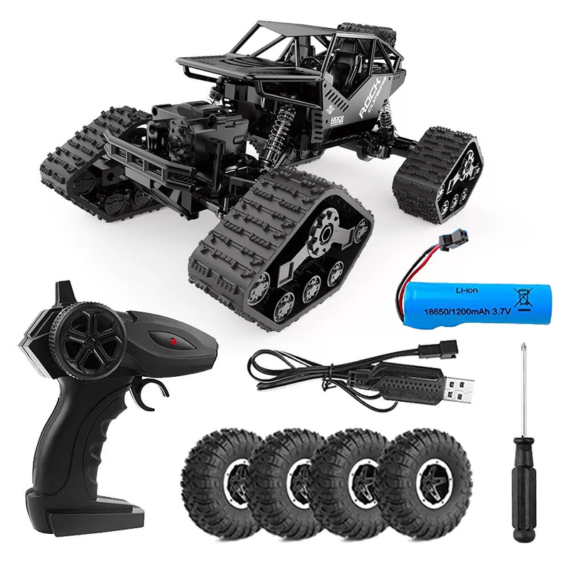 DS BS Four Wheel Drive Off-Road RC Car Rock Crawler Racing Cars-Red