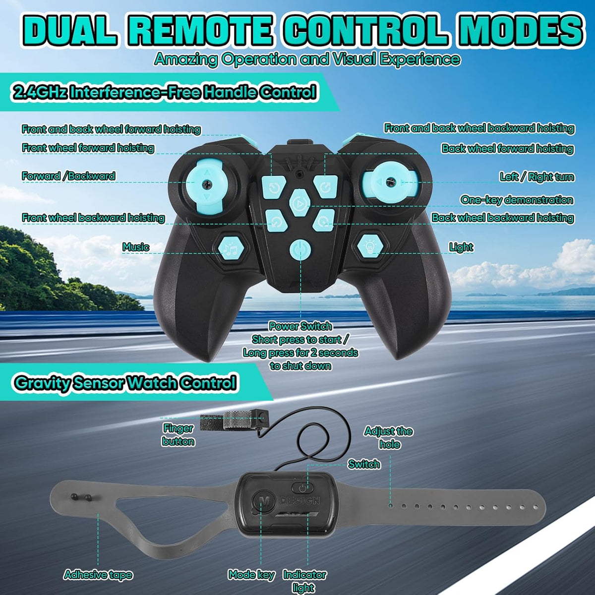 DS BS 8WD Remote Control Robot Dog TSB Living