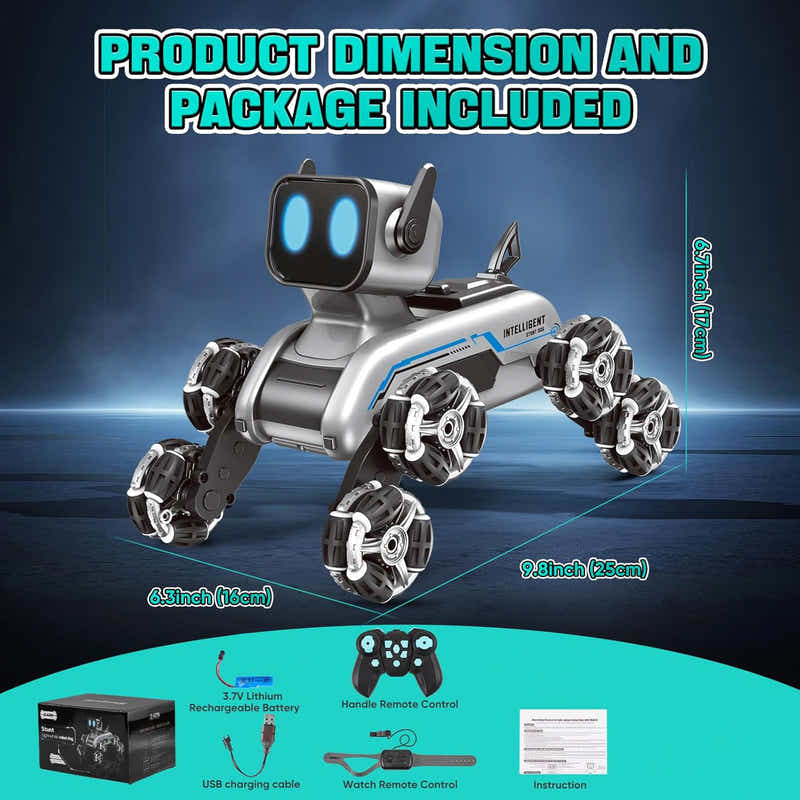 DS BS 8WD Remote Control Robot Dog