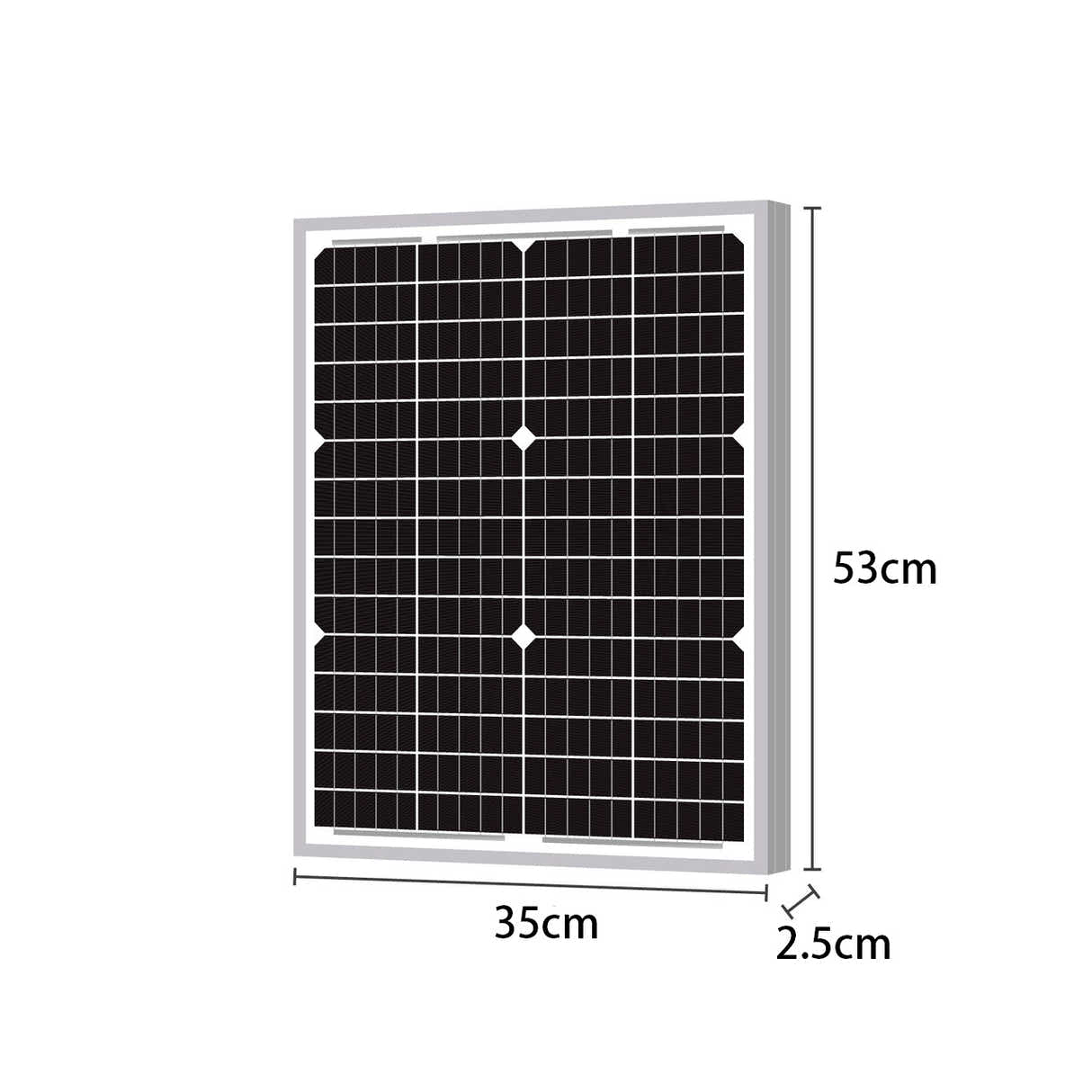 DS BS 30W Monocrystalline Solar Panel