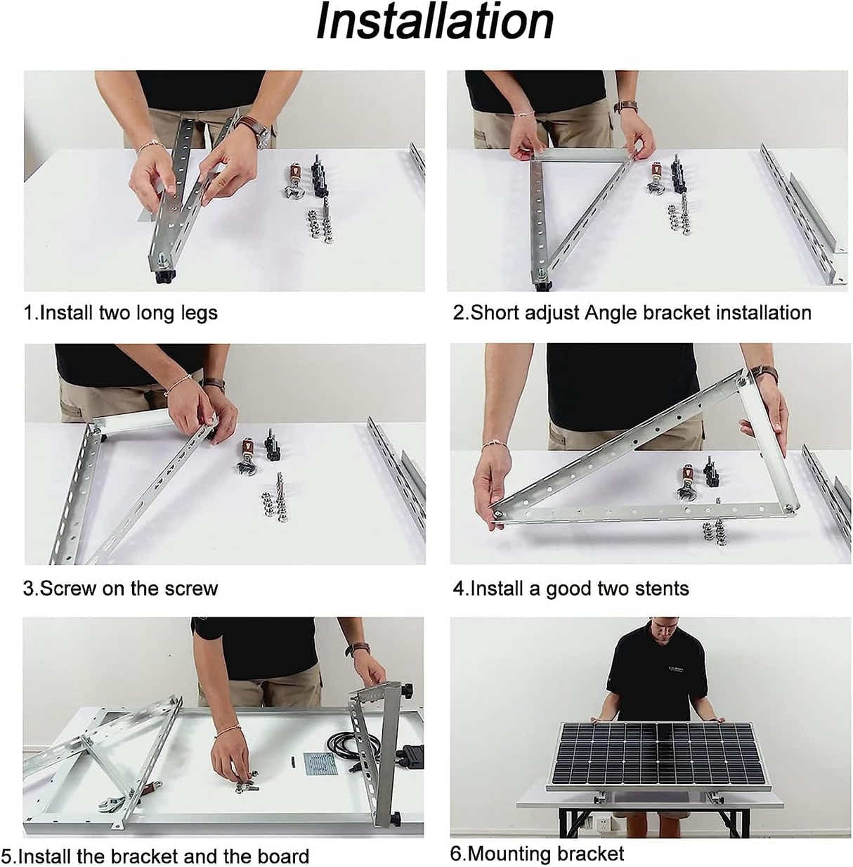 DS BS Adjustable Solar Panel Mounting Brackets