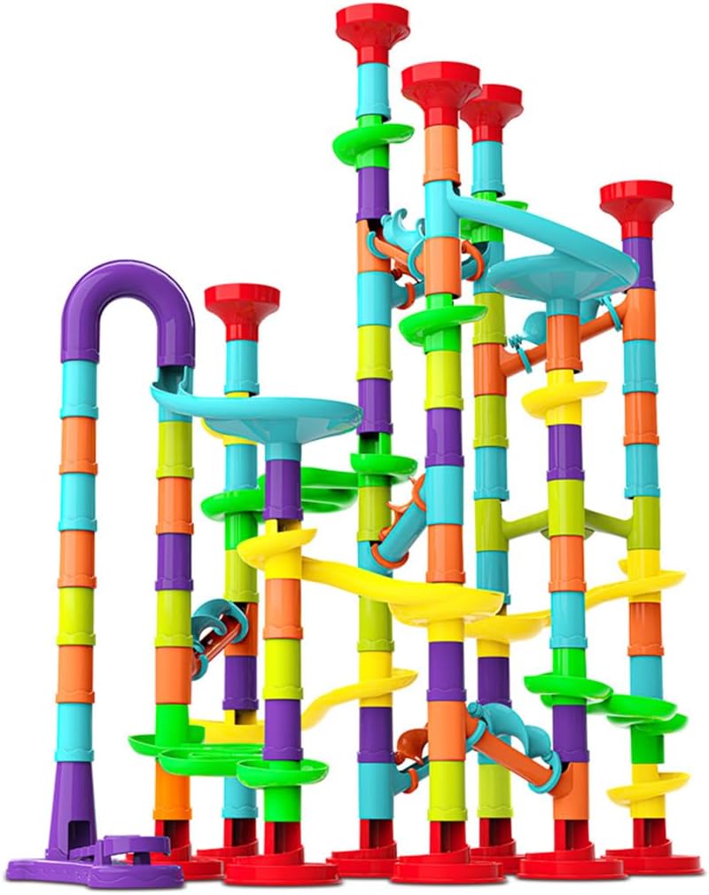 DS BS 142Pcs Piece DIY Marble Run Race Set