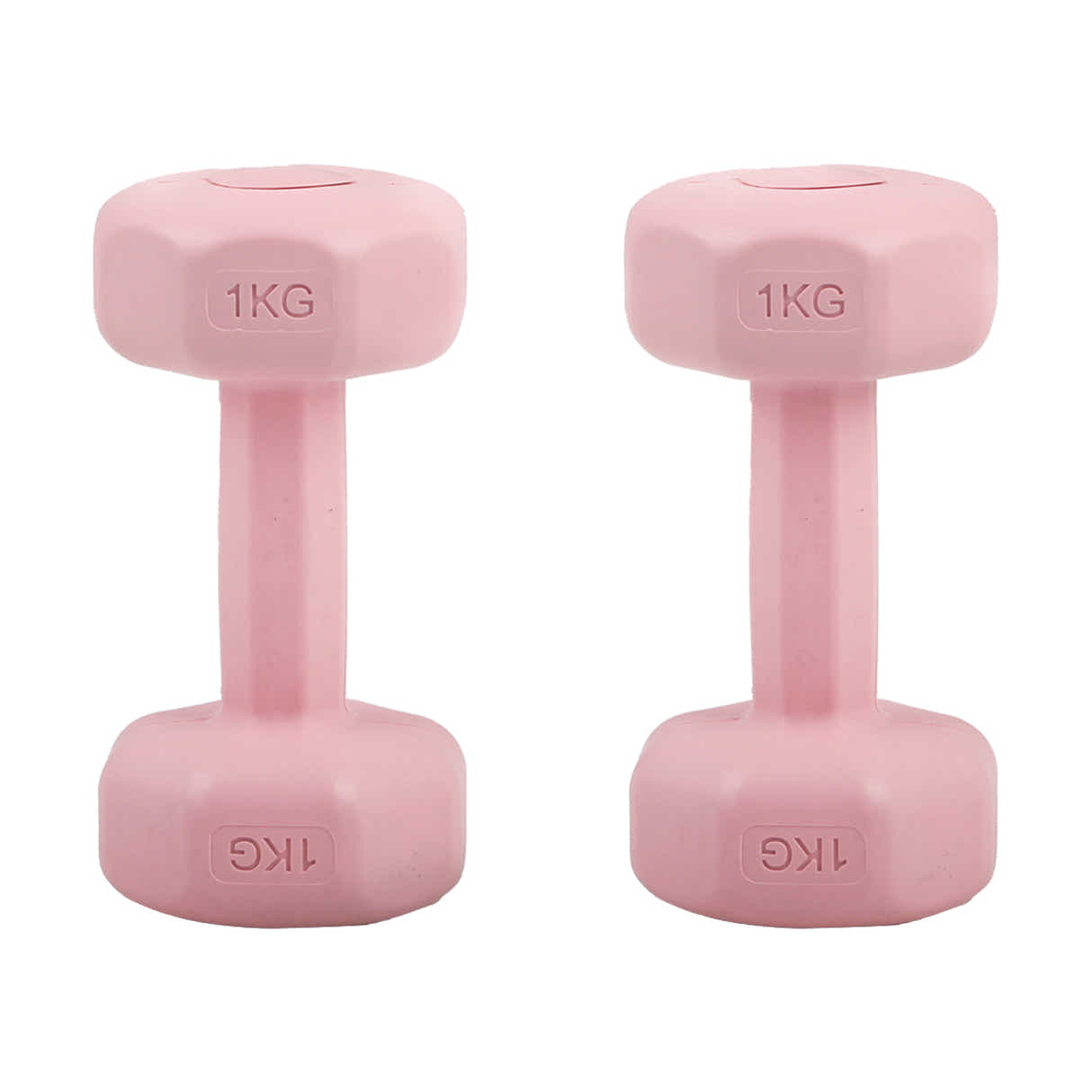 DS BS Set of 2 Dumbbells 1KG Each Pink