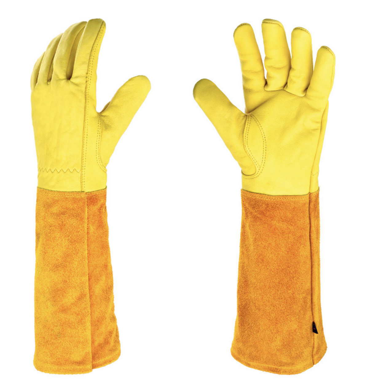 DS BS Thorn Proof Long Garden Gloves M -Yellow