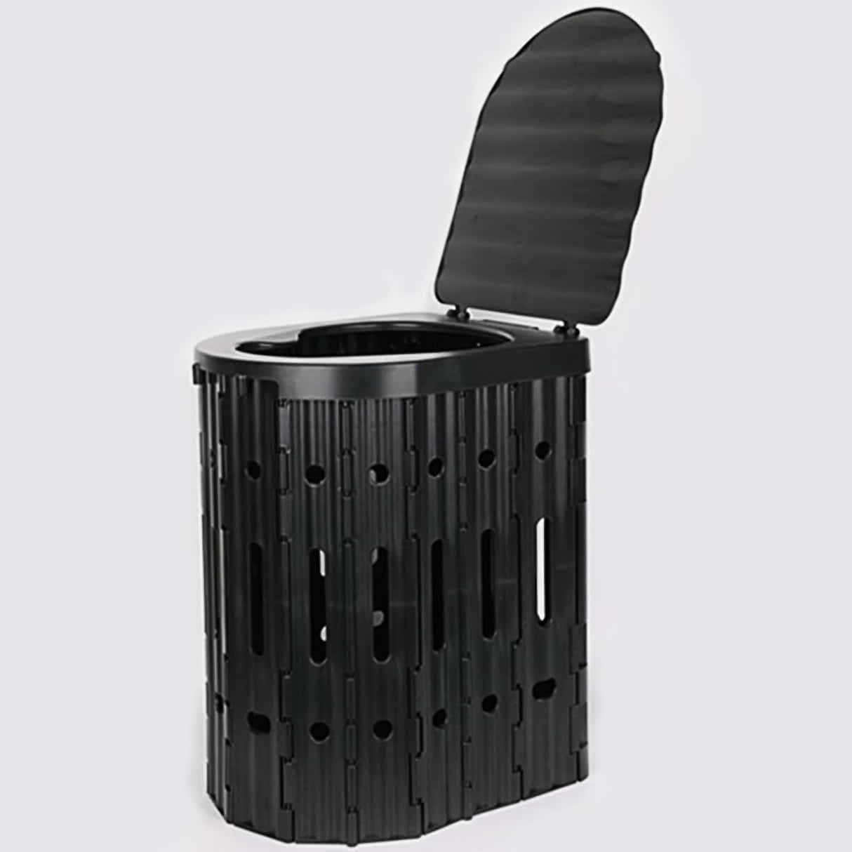 DS BS Portable Camping Toilet with Lid -41cm