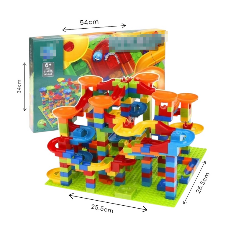 DS BS 514 Pieces Building Bricks Set Including 1 Baseplates