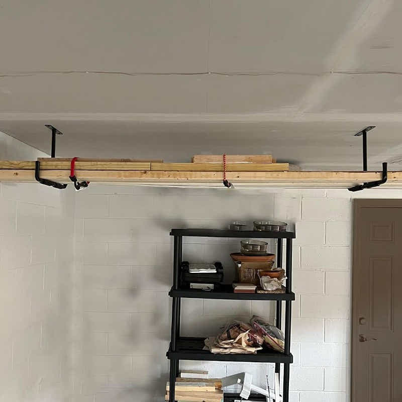DS BS 2Pcs T Shaped Ceiling Hooks for Hanging