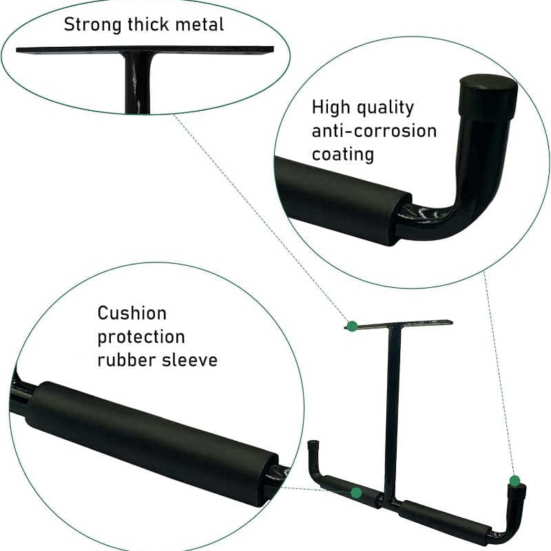 DS BS 2Pcs T Shaped Ceiling Hooks for Hanging