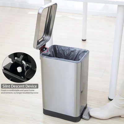 DS BS 15L Slim Kitchen Trash Can
