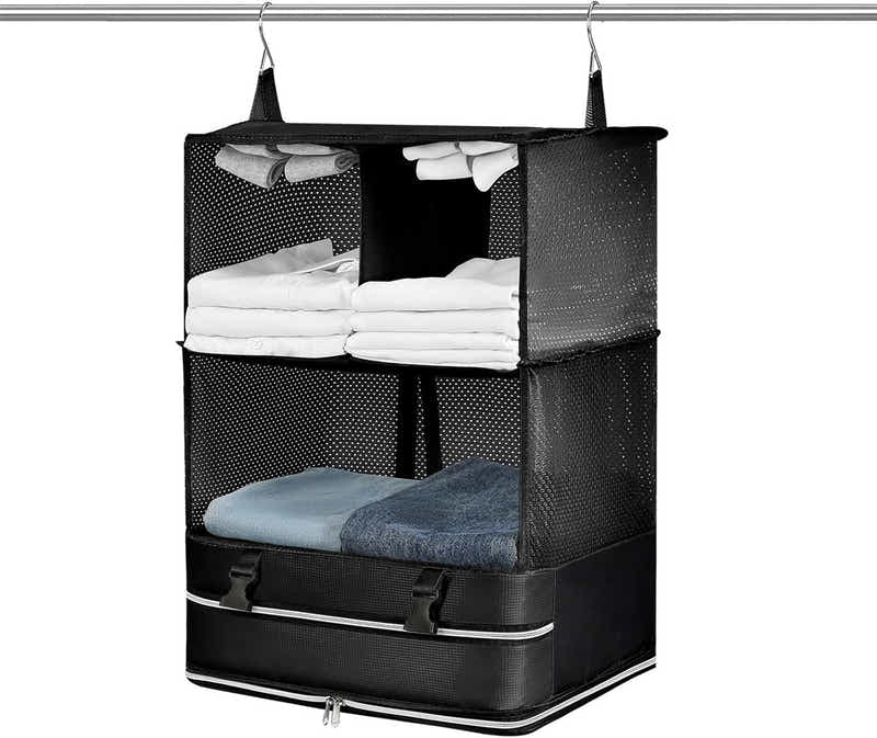 DS BS 3-Shelf Hanging Closet Organizer XL