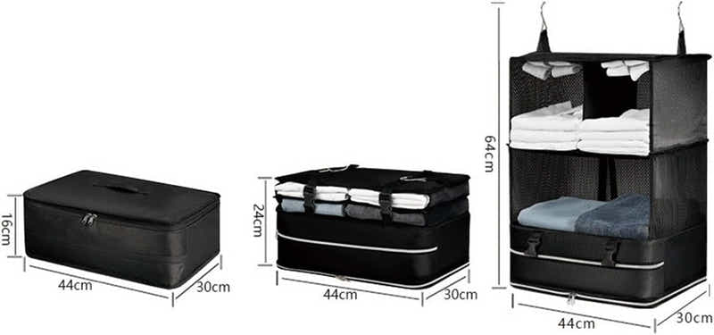 DS BS 3-Shelf Hanging Closet Organizer XL