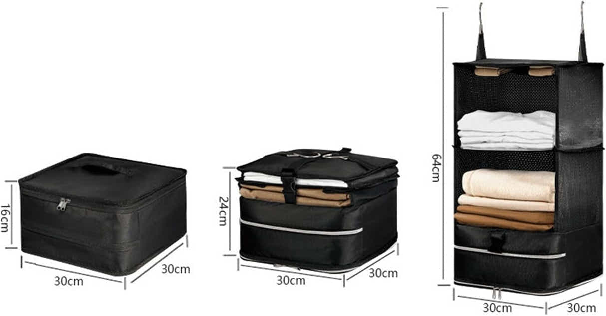 DS BS 3-Shelf Hanging Closet Organizer L