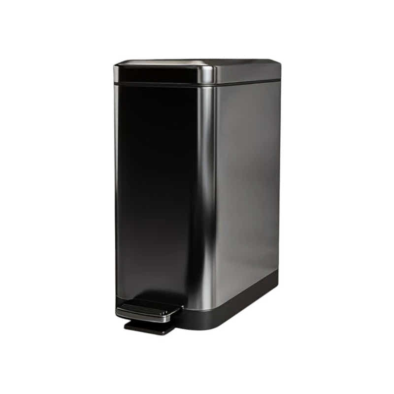 DS BS 18L Slim Kitchen Trash Can -Black