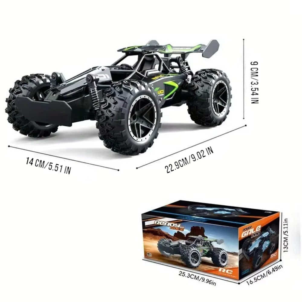 DS BS 2.4G Remote Control Off-Road Car 15km/h High Speed Racing Vehicle - Green