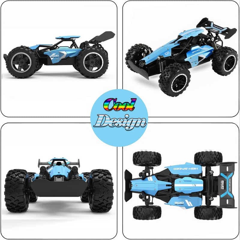 DS BS 2.4G Remote Control Off-Road Car 15km/h High Speed Racing Vehicle - Blue