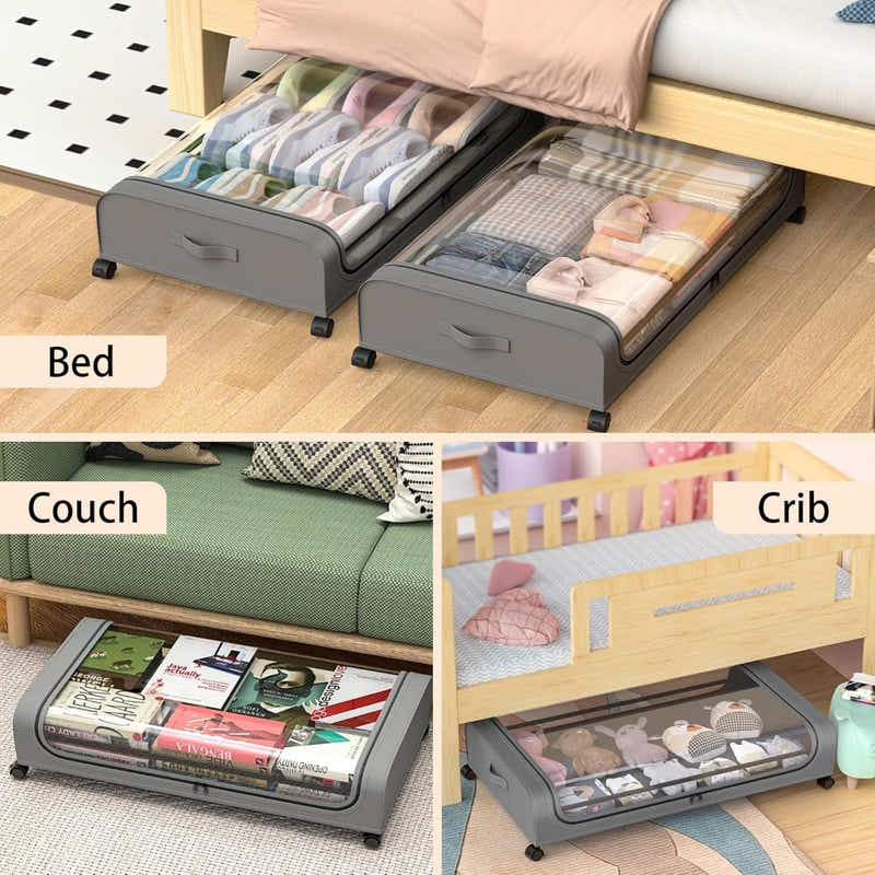 DS BS Under Bed Storage Box with Wheels