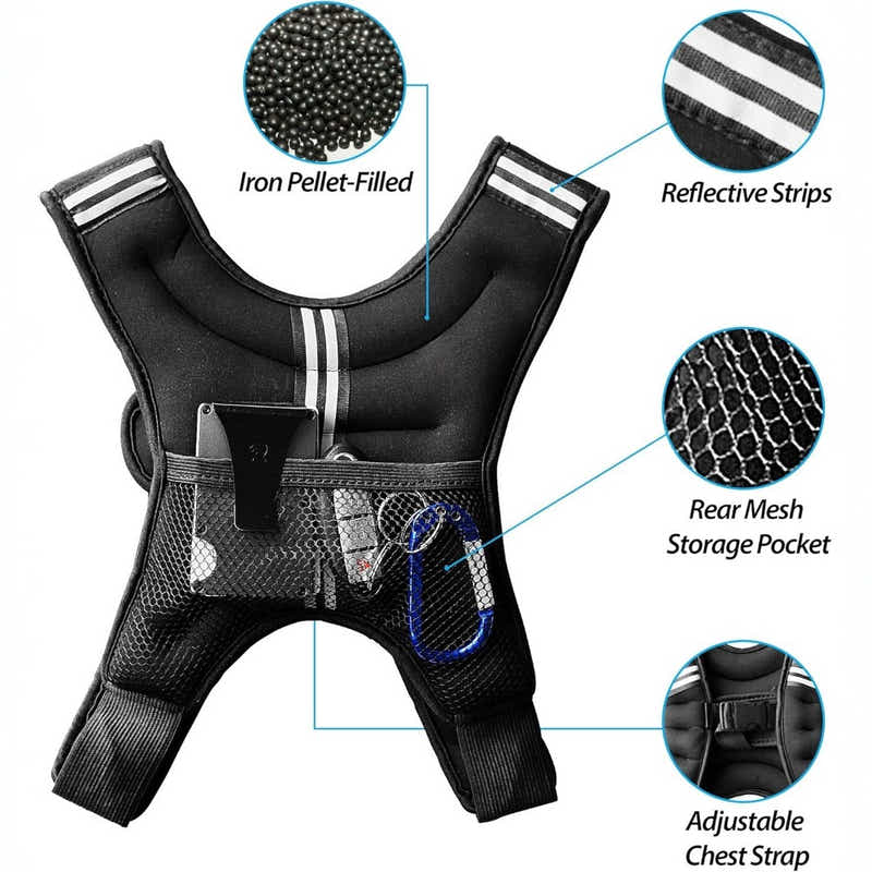 DS BS Adjustable Weighted Vest 3KG