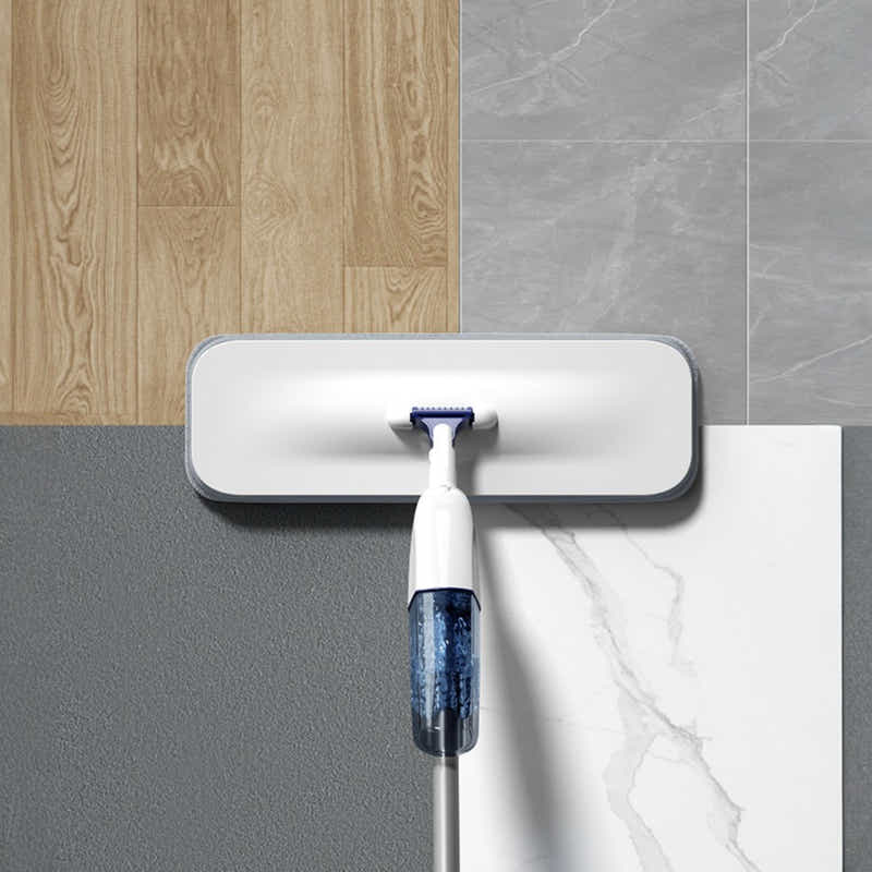 DS BS Flat Spray Mop Set – Includes 5 Microfiber Pads Scraper Water Tank