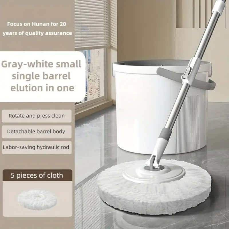 DS BS Spin Mop and Bucket Set – 360° Rotating Microfiber with Telescopic Handle