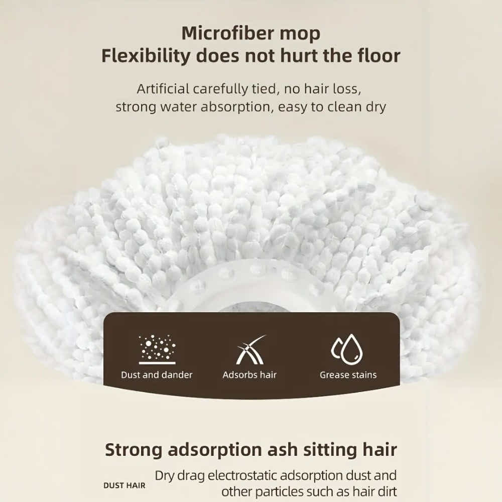 DS BS Spin Mop and Bucket Set – 360° Rotating Microfiber Mop with Telescopic Handle