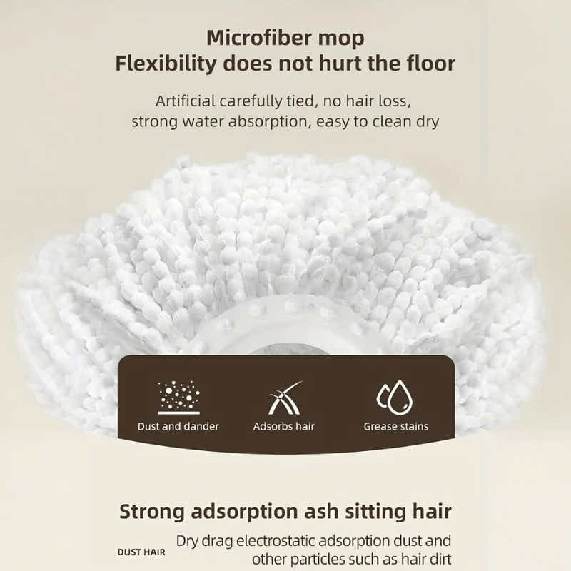 DS BS Spin Mop and Bucket Set – 360° Rotating Microfiber with Telescopic Handle