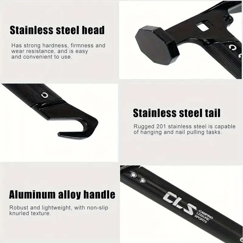 DS BS Outdoor Camping Tent Peg Hammer