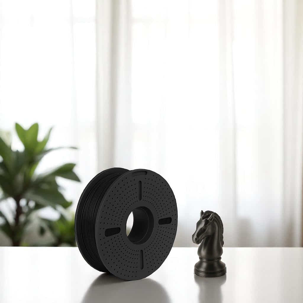 DS BS Silk PLA Filament 1.75mm 1KG for 3D Printer -Black