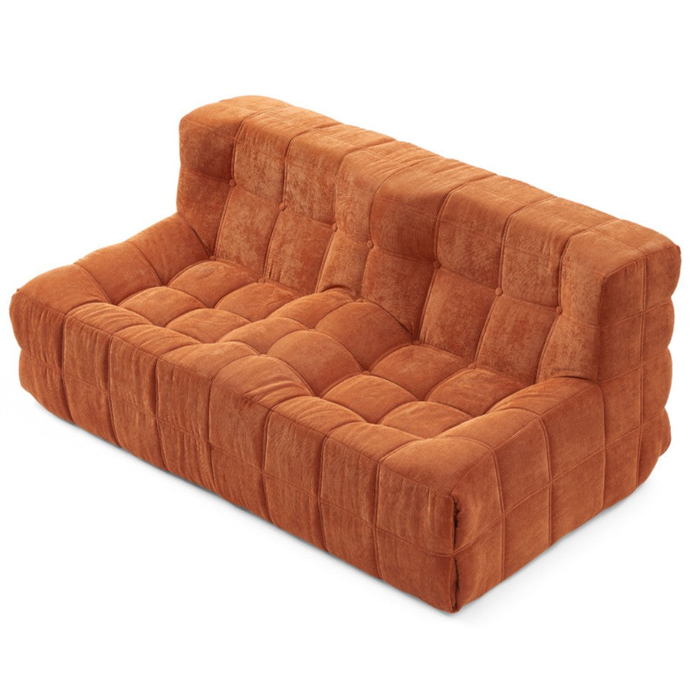 DS BS Double Seated Foam Sofa with Corduroy Fabric –Affordable Home ...