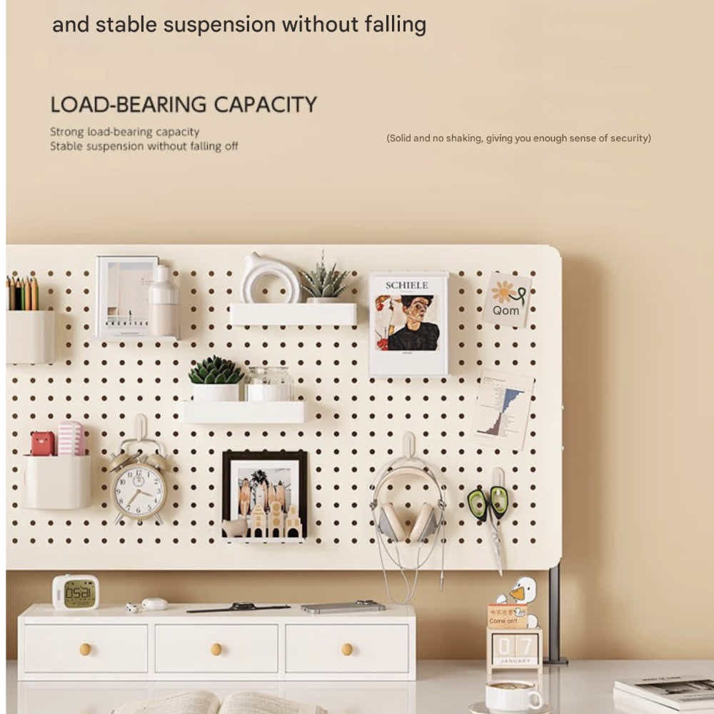 DS BS Clamp-on Desk Pegboard Organizer Set - 40×40cm