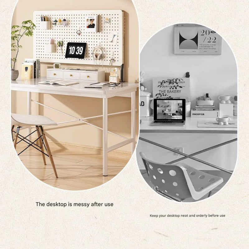 DS BS Clamp-on Desk Pegboard Organizer Set - 40×40cm