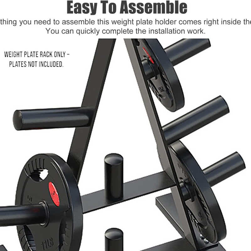 DS BS Heavy Duty Weight Plate Storage Rack Stand