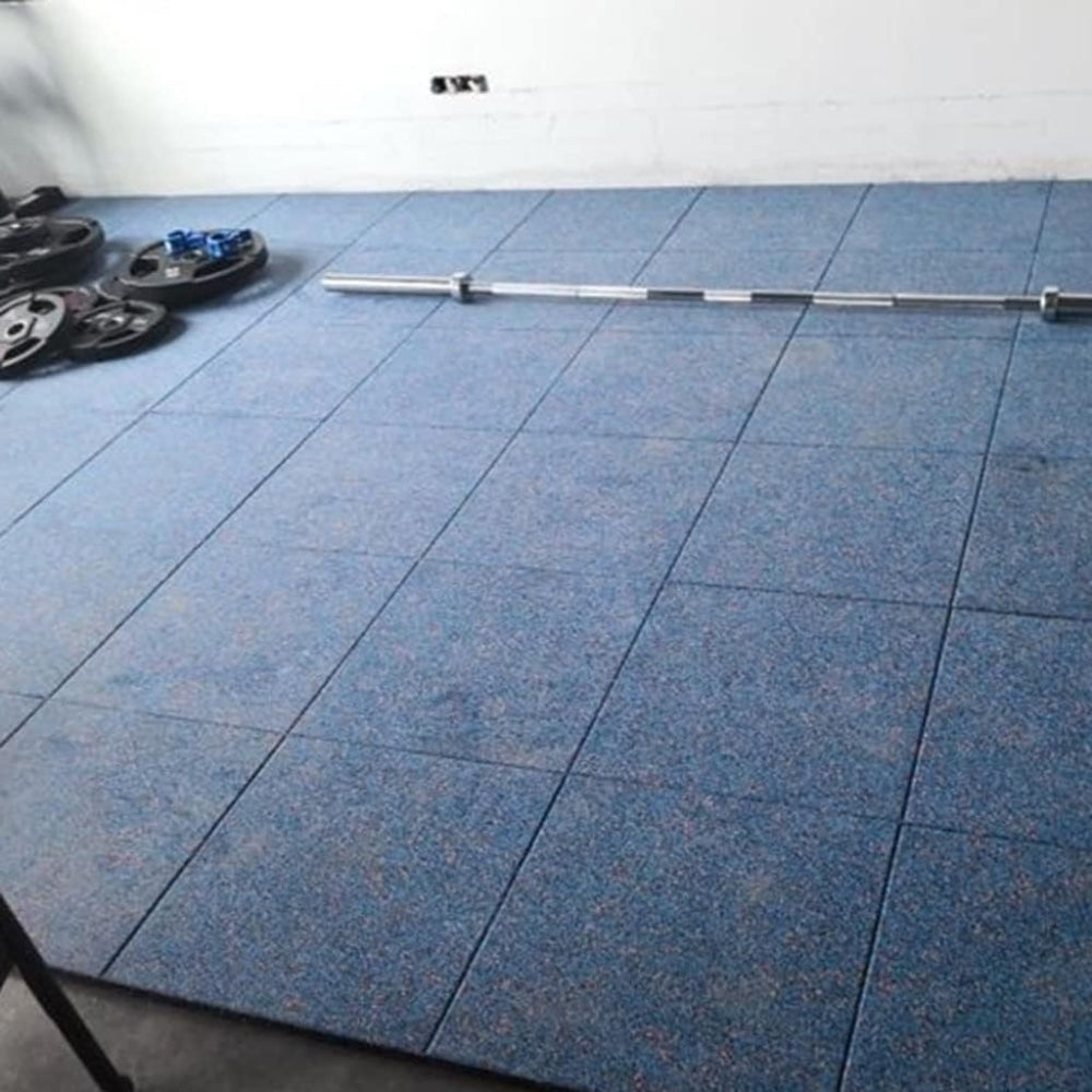 DS BS 4 Pack Heavy-Duty Interlocking Rubber Gym Floor Mats – 50×50×2.5CM