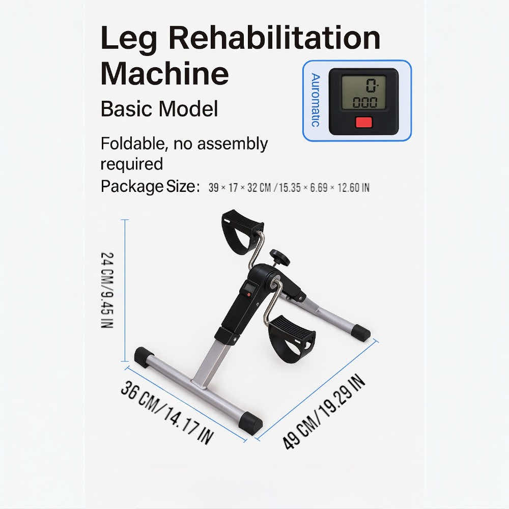 DS BS Folding Pedal Exerciser Mini Under Desk Bike