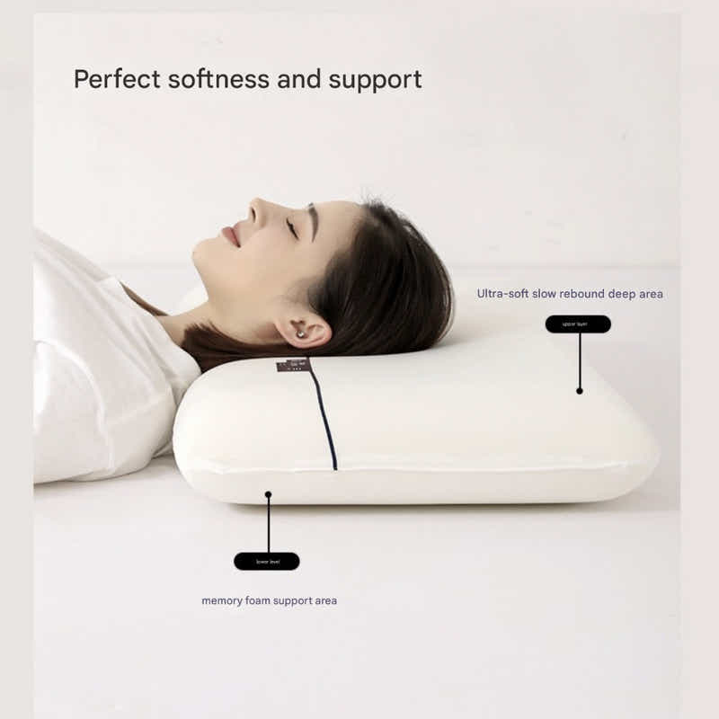 DS BS Deep Sleep Memory Foam Pillow - 8CM
